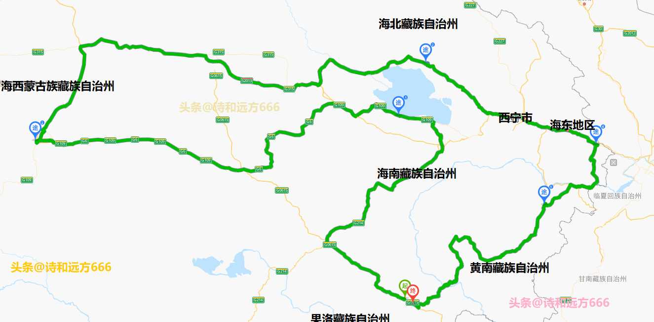 青海旅游攻略——青海自驾经典路线推荐，青海自驾路线图