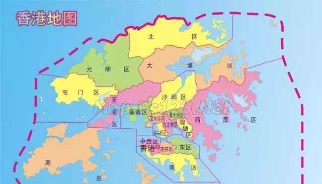 中华人民共和国香港特别行政区的18个行政区划详细介绍