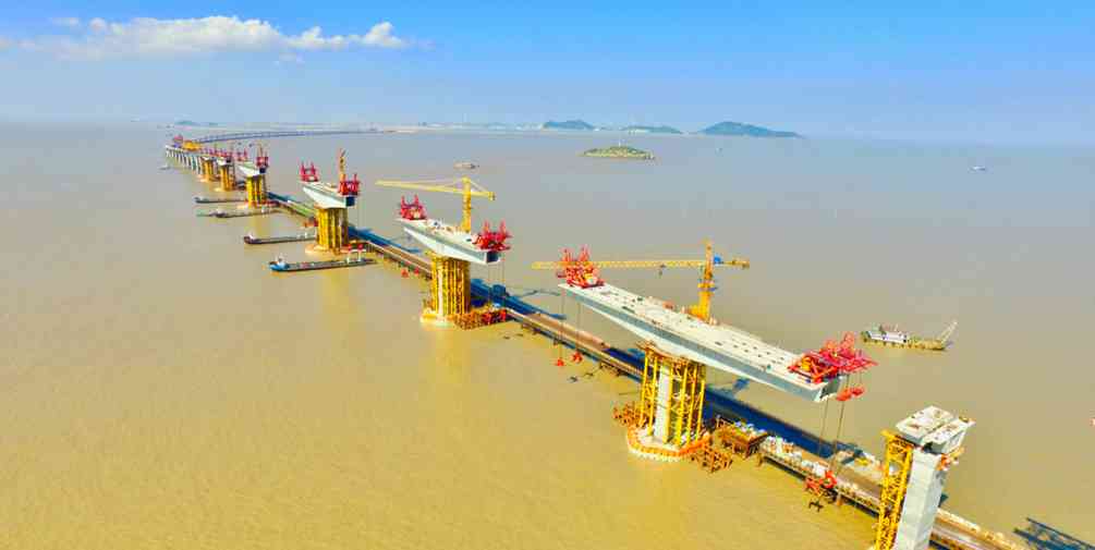 鱼山大桥全线完工，刷新多项世界纪录！