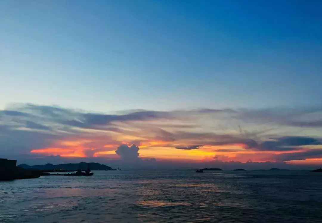 宁波周边舟山岱山美景推荐：蓝天白云、金沙碧浪、还有最美霞光！