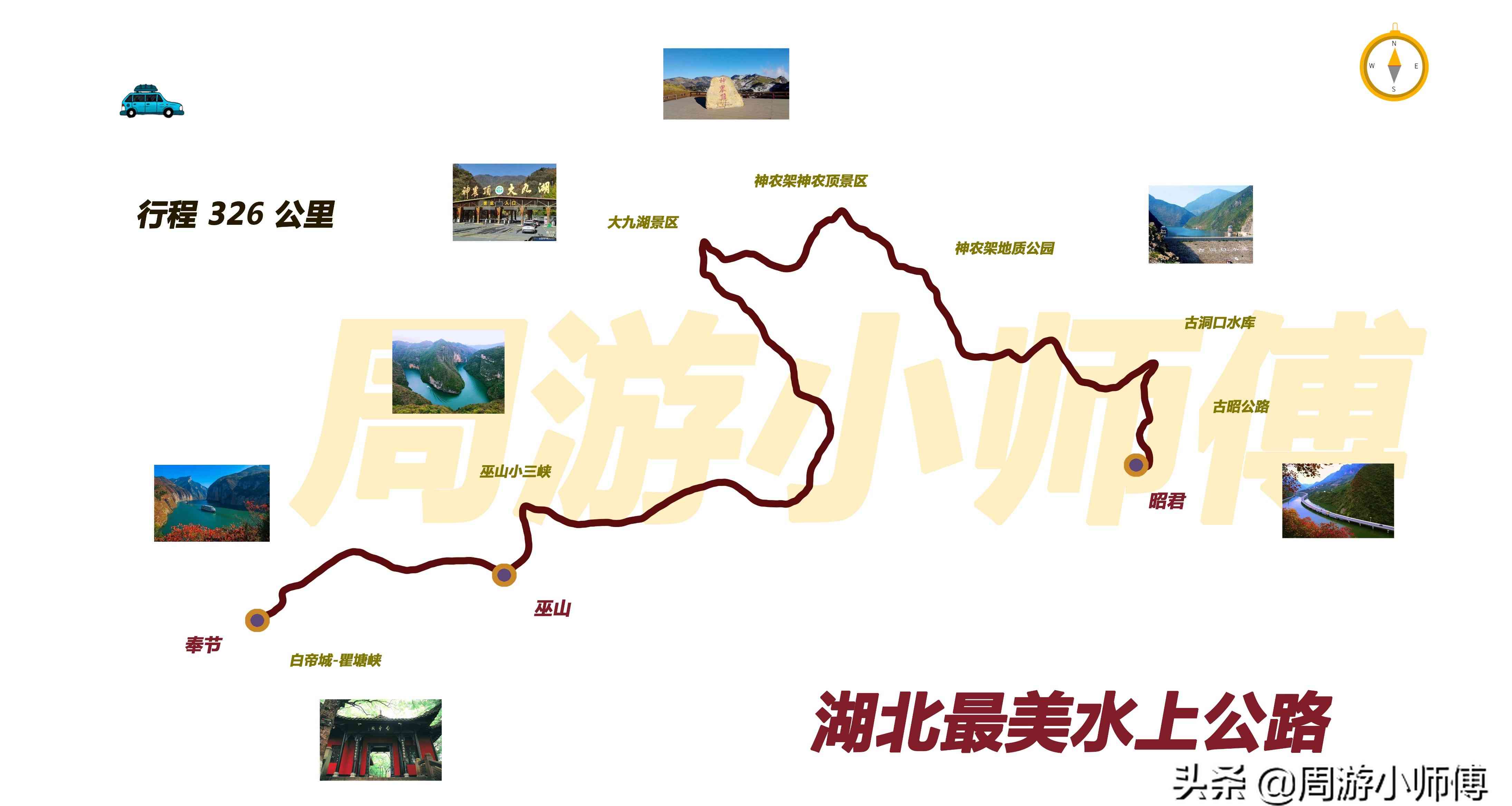 湖北精华自驾去哪里?湖北7条精华自驾路线地图攻略分享