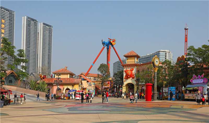 留在佛山过大年,顺德华侨城欢乐海岸,一个不需要门票的游乐场