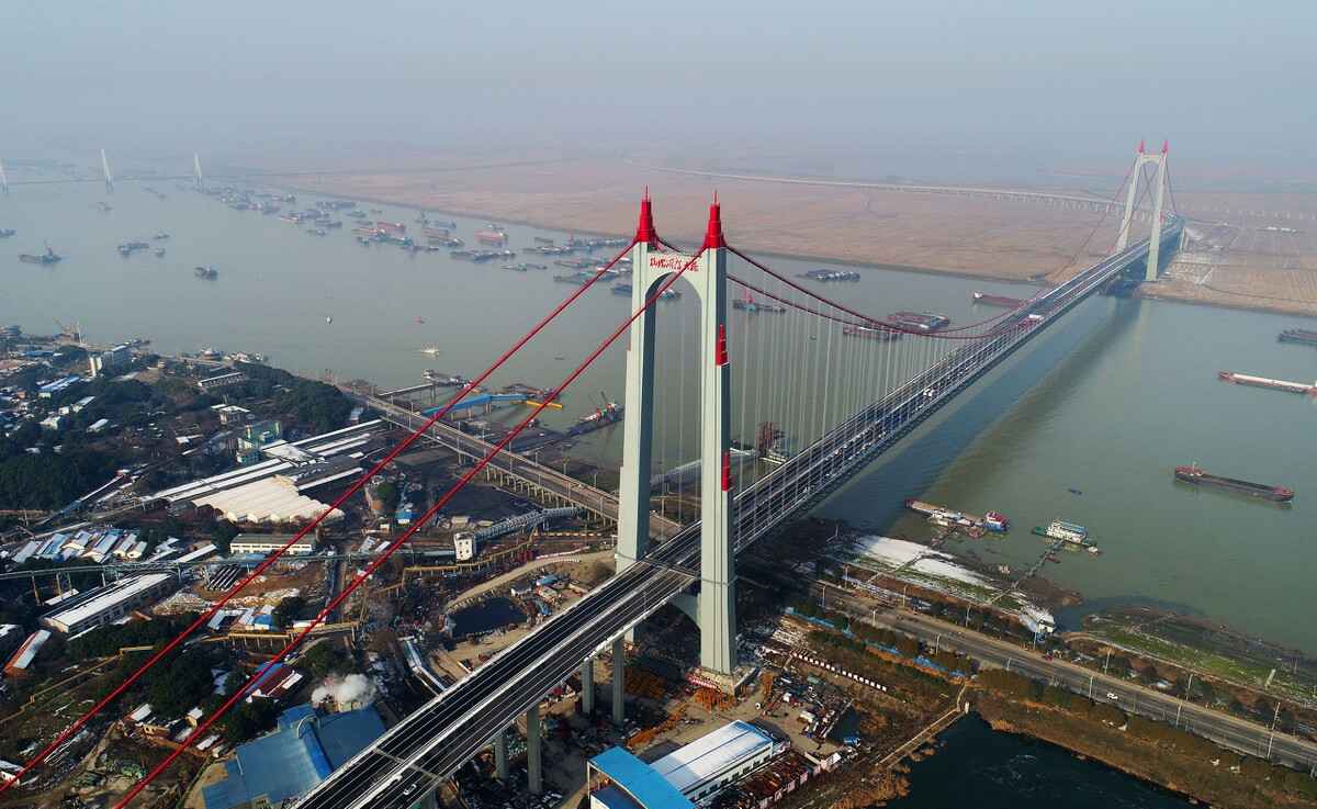 最新世界最长悬索桥TOP10，江苏独占两席，美国金门被挤下榜