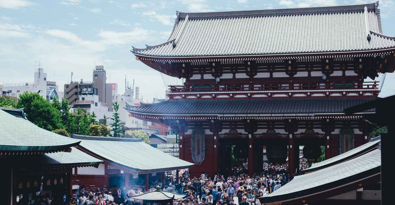 东京浅草寺 日本最灵验也是最火爆的寺庙之一