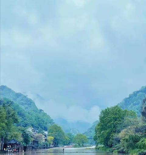 「逛古镇」柳江古镇，一幅隐藏在川西的“江南美景”图
