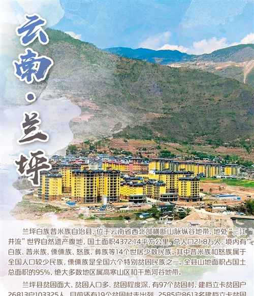 兰坪:搬迁稳得住 下山能致富