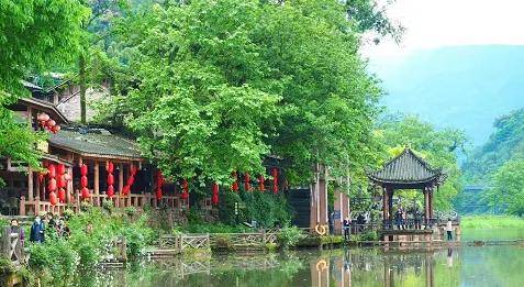 「逛古镇」柳江古镇，一幅隐藏在川西的“江南美景”图